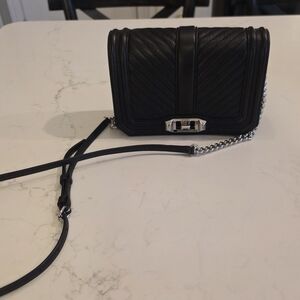 Rebecca Minkoff Black Quilted Crossbody Bag